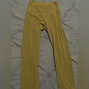 Dark olive lululemon align leggings